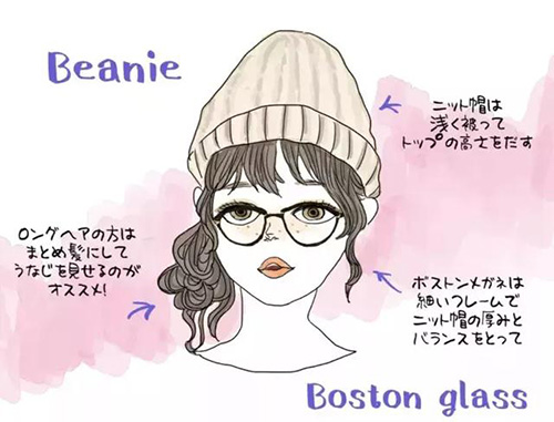 接地氣的小仙女一定要看看！冬天佩戴上帽子和眼鏡